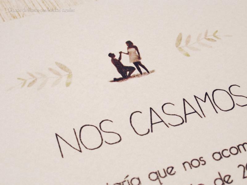 Invitaciones en madera