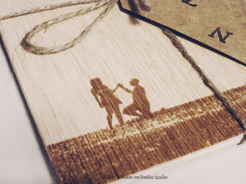 Invitaciones en madera