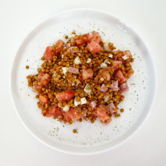 Ensalada de lentejas