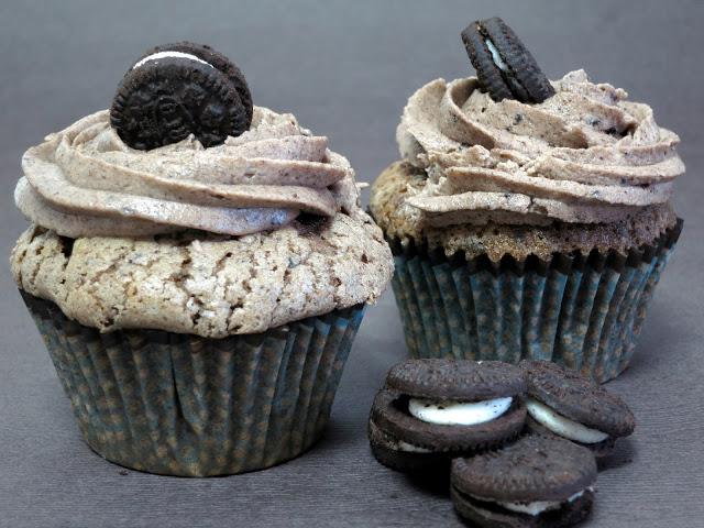 Cupcakes de galletas oreo