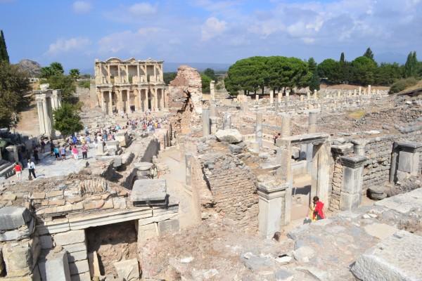 Vista general de las ruinas de Efeso