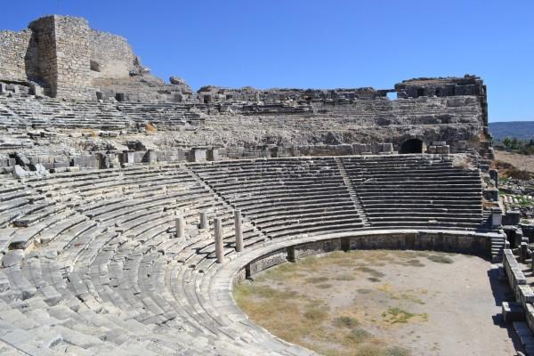 El inmenso teatro de Mileto, el que más me gustó de todo Turquía