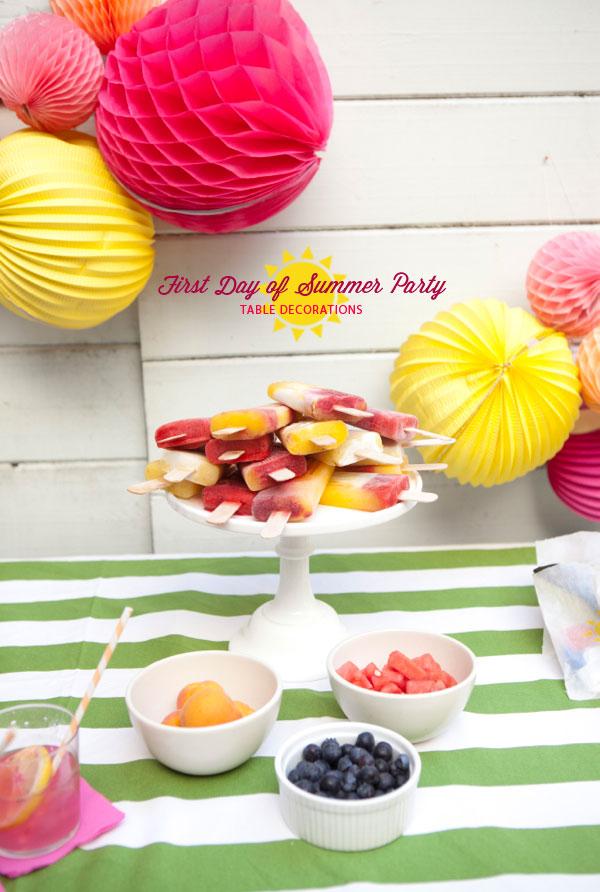 ideas para una fiesta verano