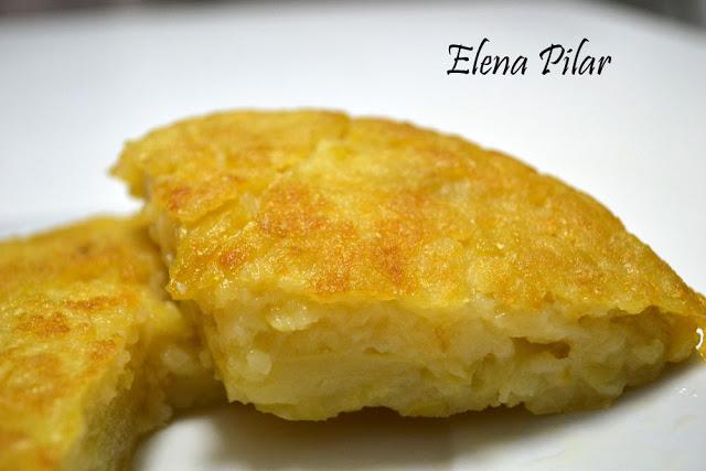 Tortilla de Patatas sin huevo