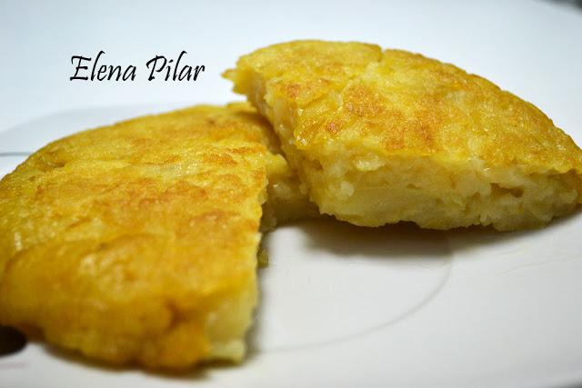 Tortilla de Patatas sin huevo