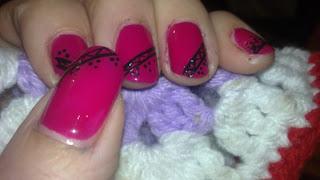 Manicura, encaje, 31