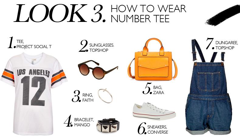 HOW TO WEAR NUMBER TEE