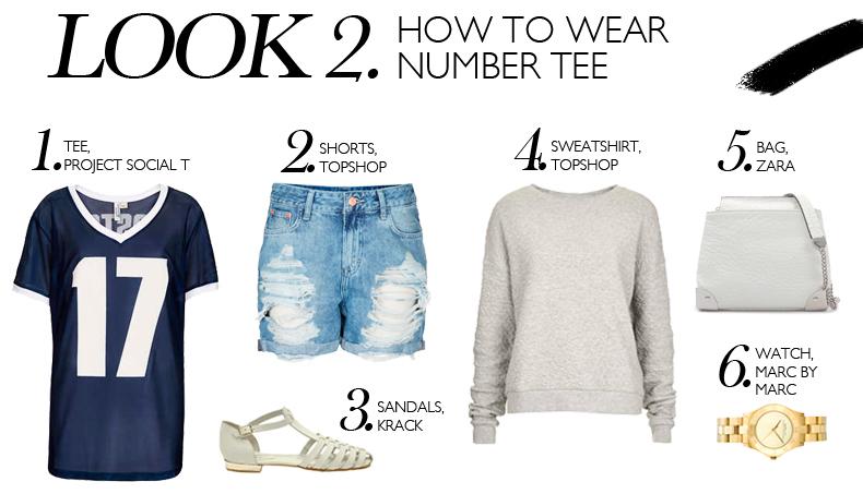 HOW TO WEAR NUMBER TEE