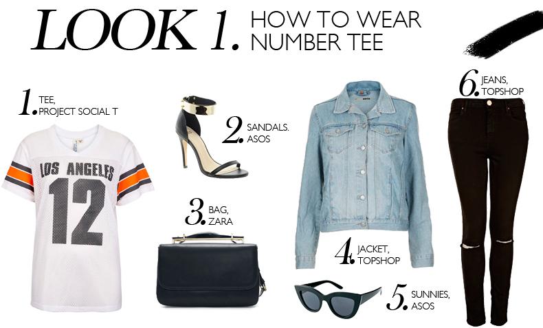 HOW TO WEAR NUMBER TEE