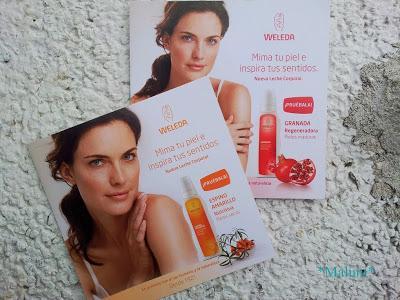 MUESTRAS LECHES CORPORALES WELEDA Y ALGO MÁS