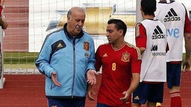 Xavi sugirió a Del Bosque con quién debía jugar