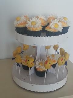 Cup cakes y cake pops para Pilar