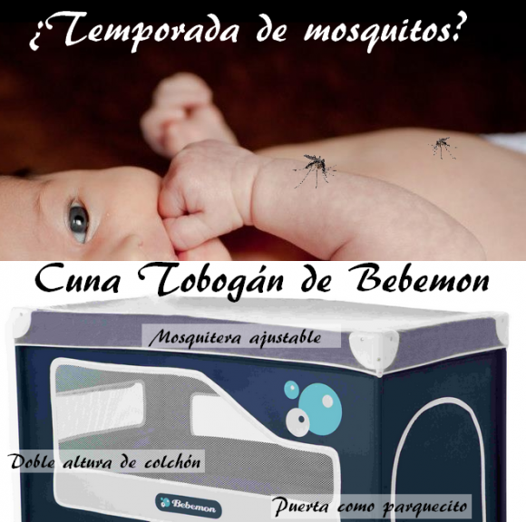 Una cuna de viaje con mosquitera que permite a los bebés dormir sin mosquitos