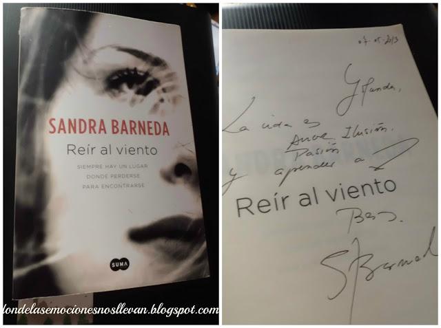 Pequeñas cosas, momentos grandes e inolvidables. Firma del libro Reír al viento de Sandra Barneda