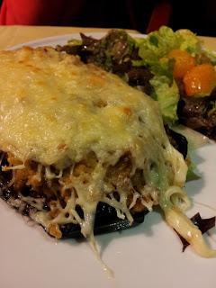 Berenjena rellena de cuscús