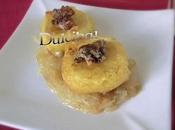 Medallones rulo cabra cebolla nueces caramelizadas