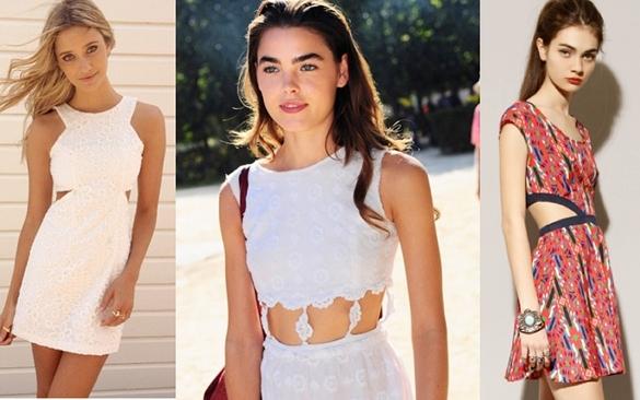 Tendencias: Vestidos Cut Out