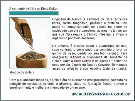 Semillas de Chia y Dieta Dukan