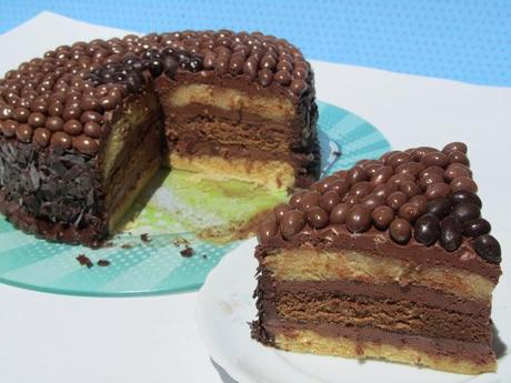 Tarta helada de trufa y conguitos (O helado de trufa)