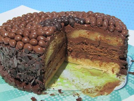 Tarta helada de trufa y conguitos (O helado de trufa)