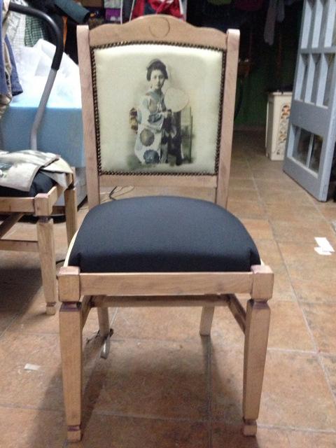 Las sillas restauradas de Mª Ángeles