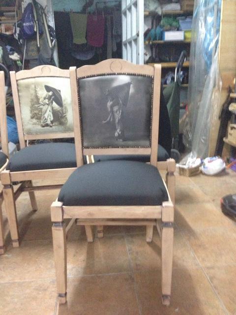 Las sillas restauradas de Mª Ángeles