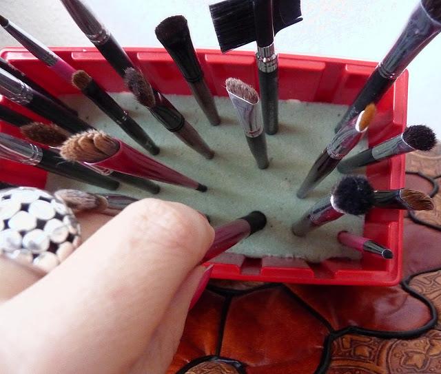 Maceta brochil casera