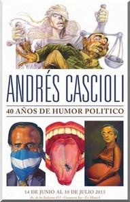 El Museo del Humor repone muestra de Andrés Cascioli, a cuatro años de su muerte