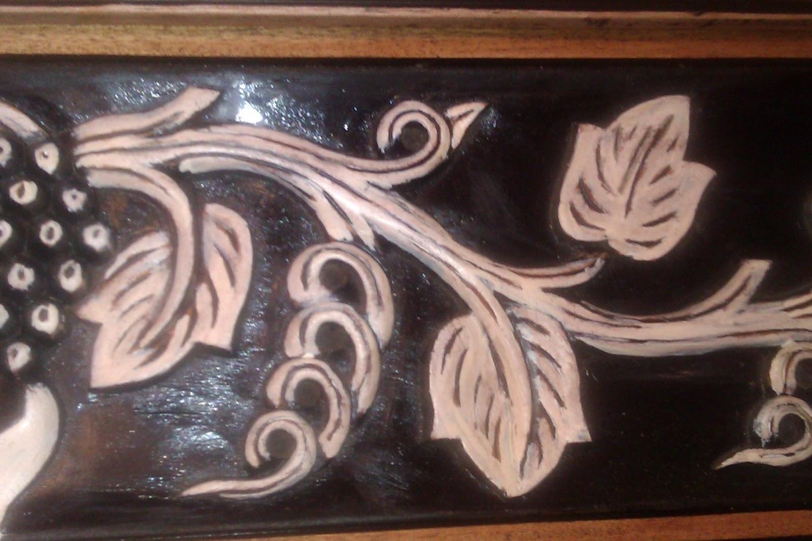 ♥ ♥ ♥ RENOVANDO UN ESPEJO RÚSTICO EN MADERA CON RELIEVE