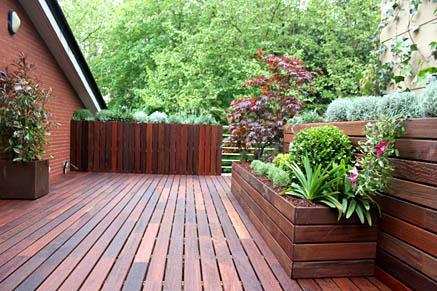 donosti 09 donosti 09 Diseño de jardín en un ático para 2 terrazas