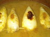 Receta Calamares rellenos salsa