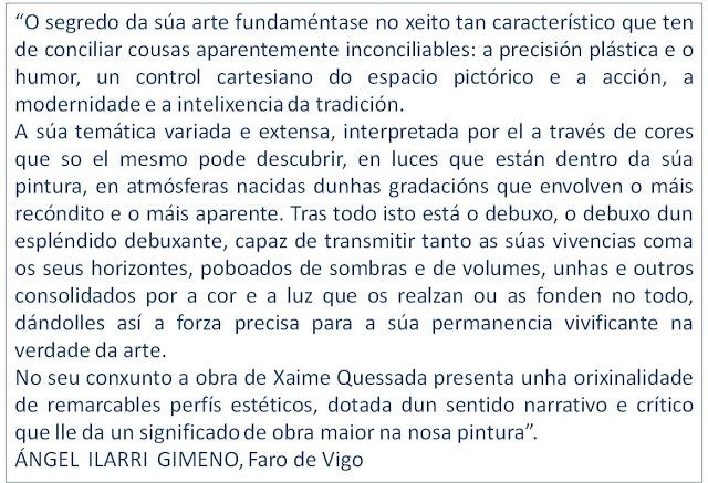 XAIME QUESSADA PORTO: ARTE Y COMPROMISO