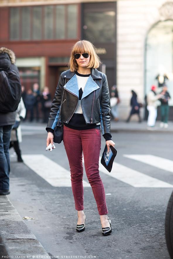 Street Style: Estilo en cualquier estación del año con la chaqueta de cuero motera!