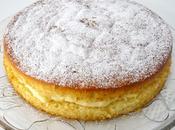 Tarta nube rellena crema pastelera