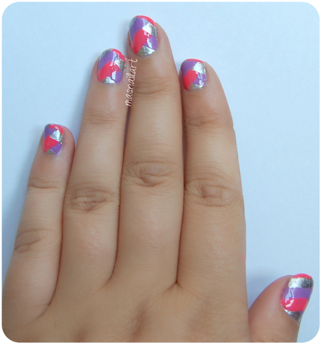 NOTD: Uñas con trenzas o braided fishtail nails.