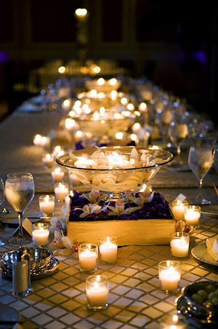 Ilumina tu boda con... ¡velas!