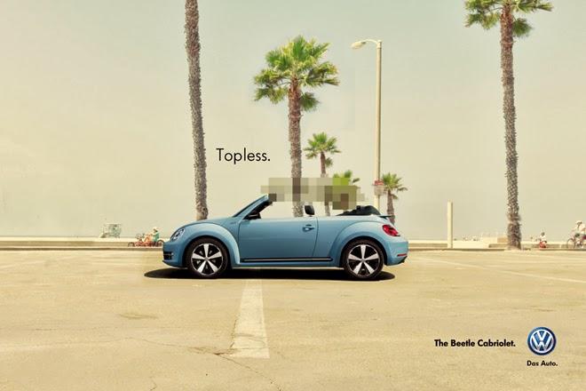 Anuncio censurado de Volkwagen Beetle Cabrio