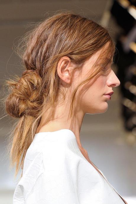 Some of the greatest hair updos seen on fashion shows - Spring/Summer 2013