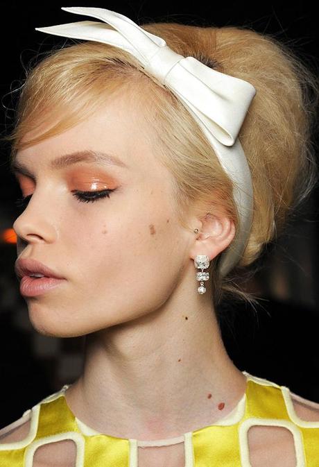 Some of the greatest hair updos seen on fashion shows - Spring/Summer 2013