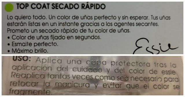 Good to Go de Essie, uñas secas más rápido