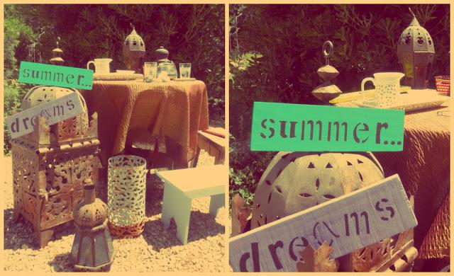 Un rincon etnico en el jardin