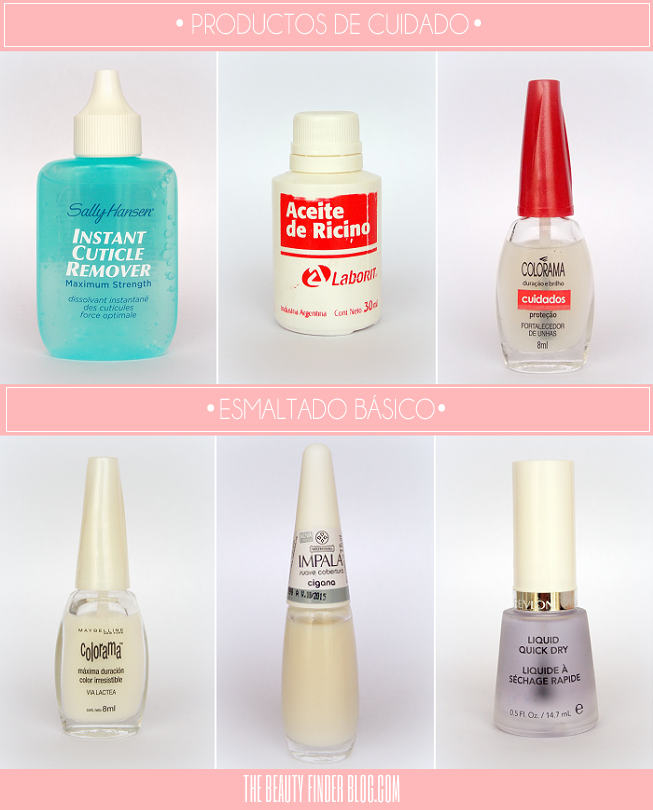 Mis productos de cuidado: Uñas