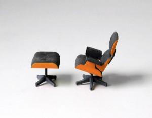 La famosa Eames Chair en miniatura