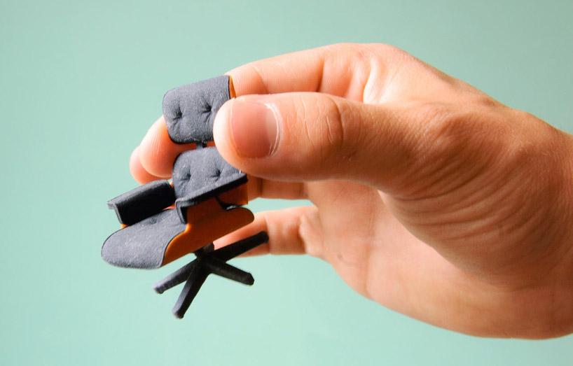 La famosa Eames Chair en miniatura