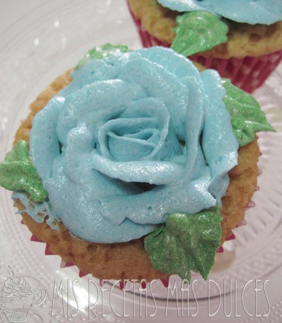 CUPCAKES DE FLORES DE BUTTERCREAM