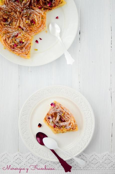 Tarta de rosas