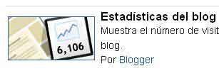 Dar estilo al gadget de Estadísticas de Blogger estadisticas de blogger
