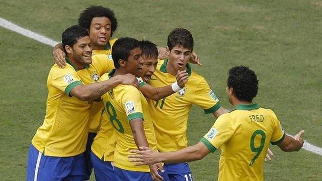 Brasil practica desde el punto de penalti