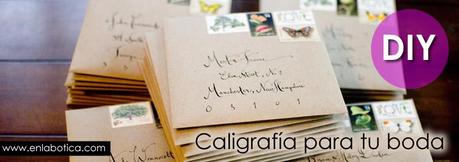 DIY: Caligrafía para tu boda