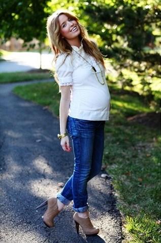 PREGNANCY STREET STYLE LOOKS.-